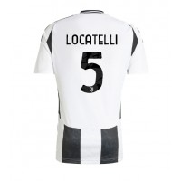 Camisa de time de futebol Juventus Manuel Locatelli #5 Replicas 1º Equipamento 2024-25 Manga Curta